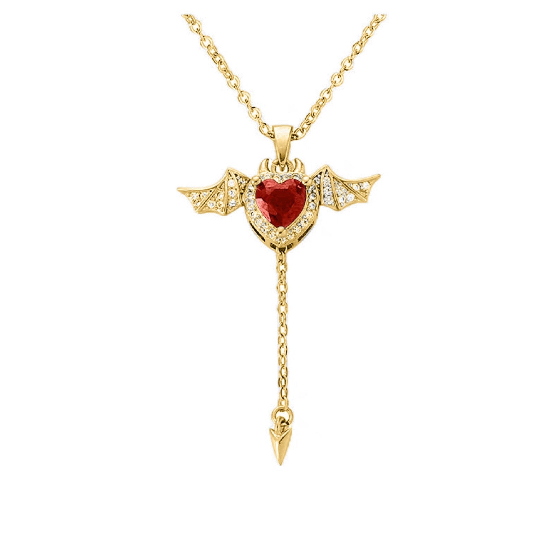 FLYING BAT WING NECKLACE(925 sterling silver)