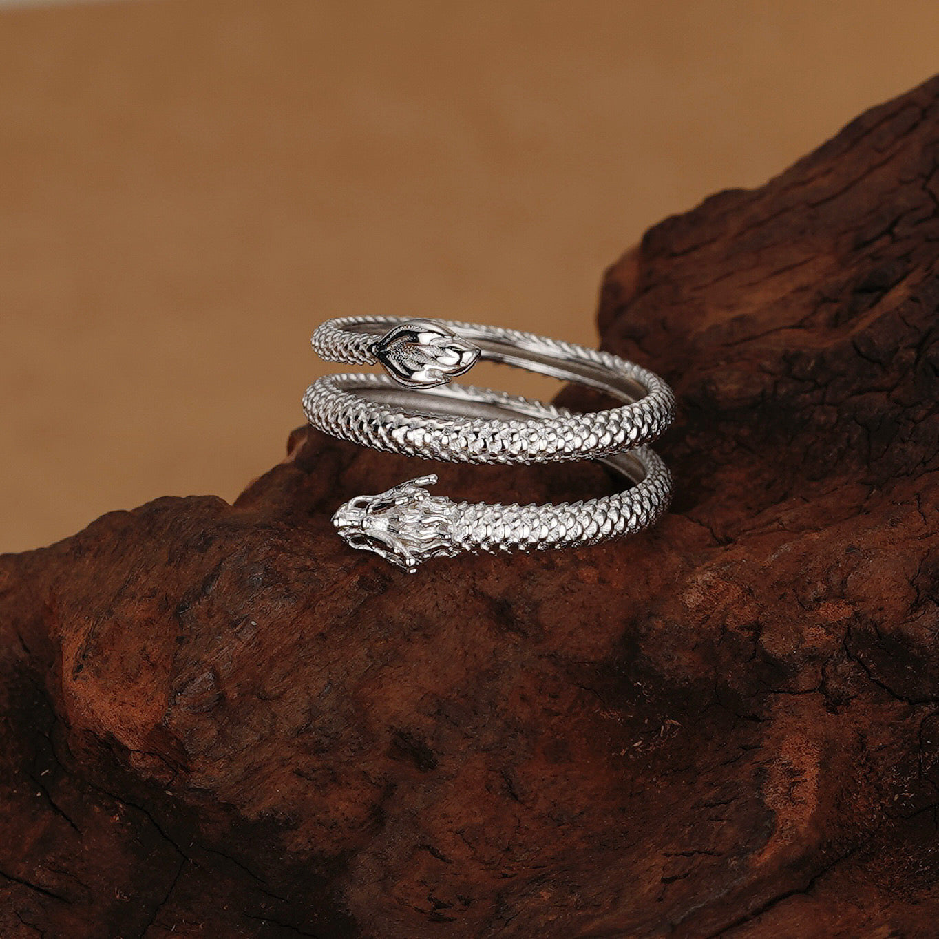 CHINESE DRAGON RING（925 STERLING SILVER）