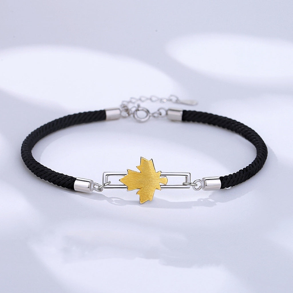 MAPLE LEAF BRACELET（925 STERLING SILVER）