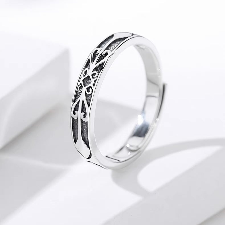 CINDERELLA AND PRINCE CHARMING （925 STERLING SILVER）
