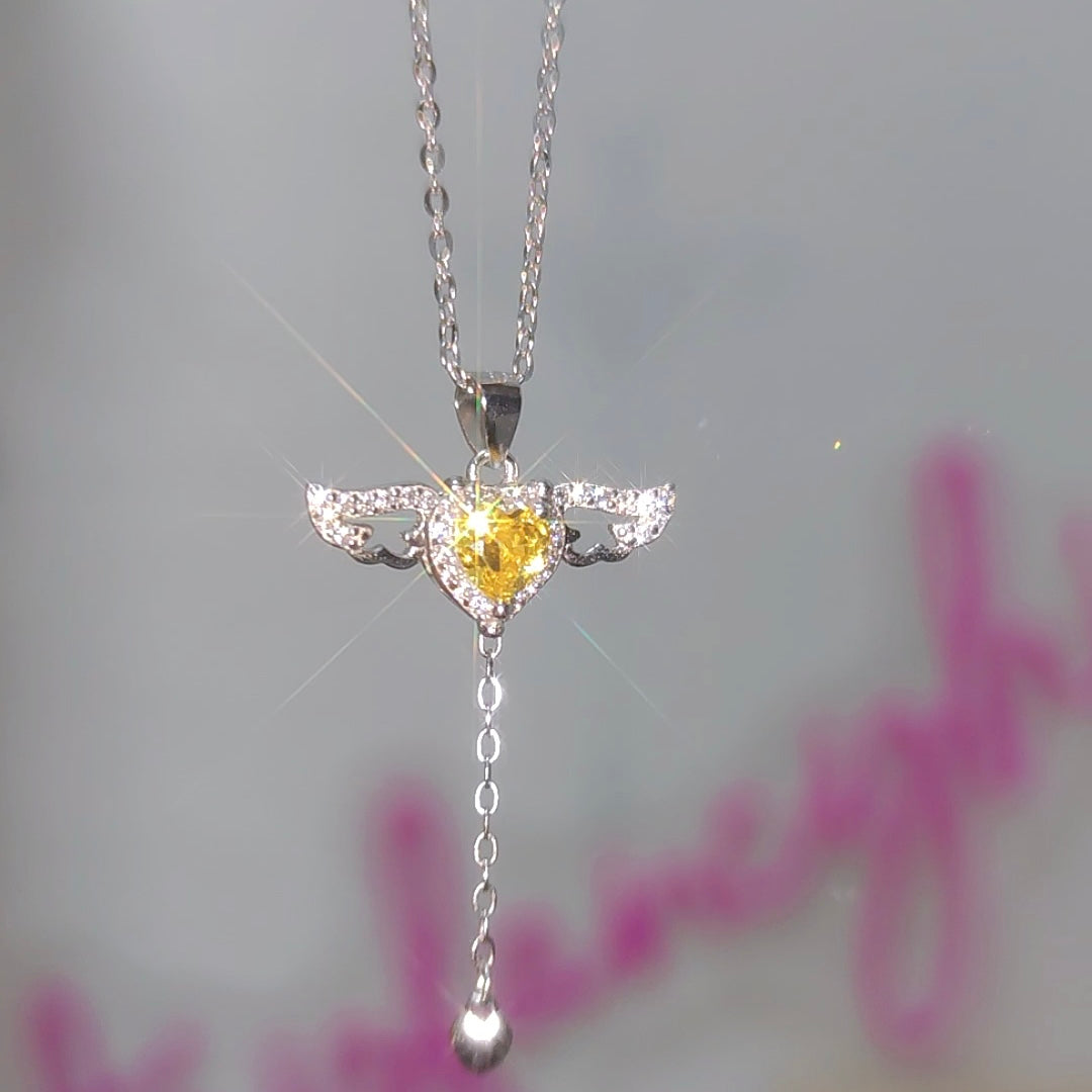 FLYING ANGEL NECKLACE(925 sterling silver)