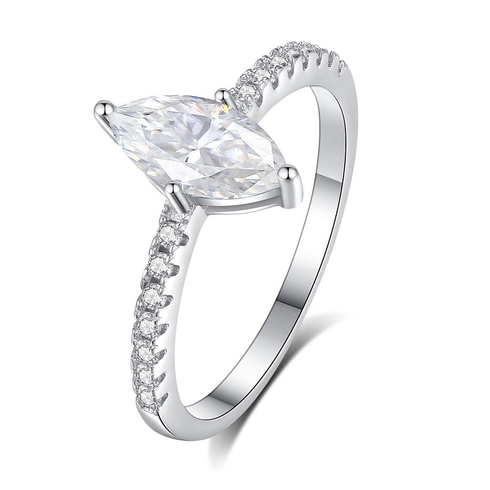 KAIA MARQUISE(925 STERLING SILVER)