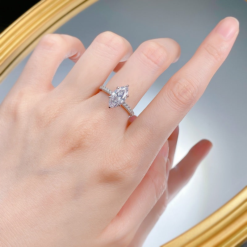KAIA MARQUISE(925 STERLING SILVER)