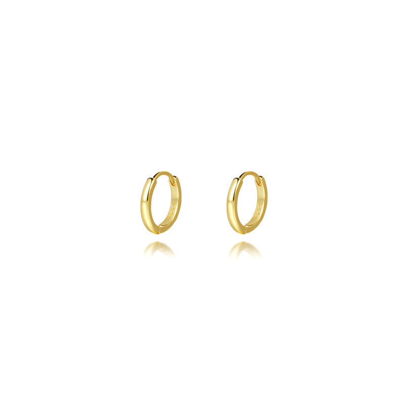 GOLD HOOP(S925 SILVER)