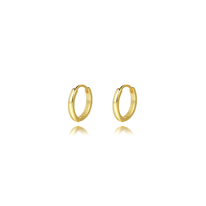 GOLD HOOP(S925 SILVER)
