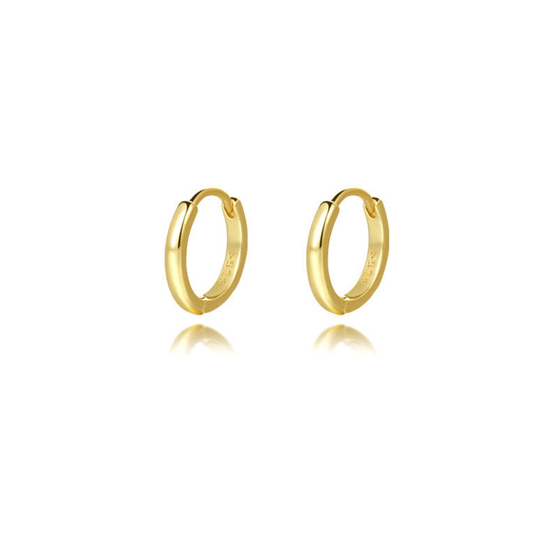 GOLD HOOP(S925 SILVER)