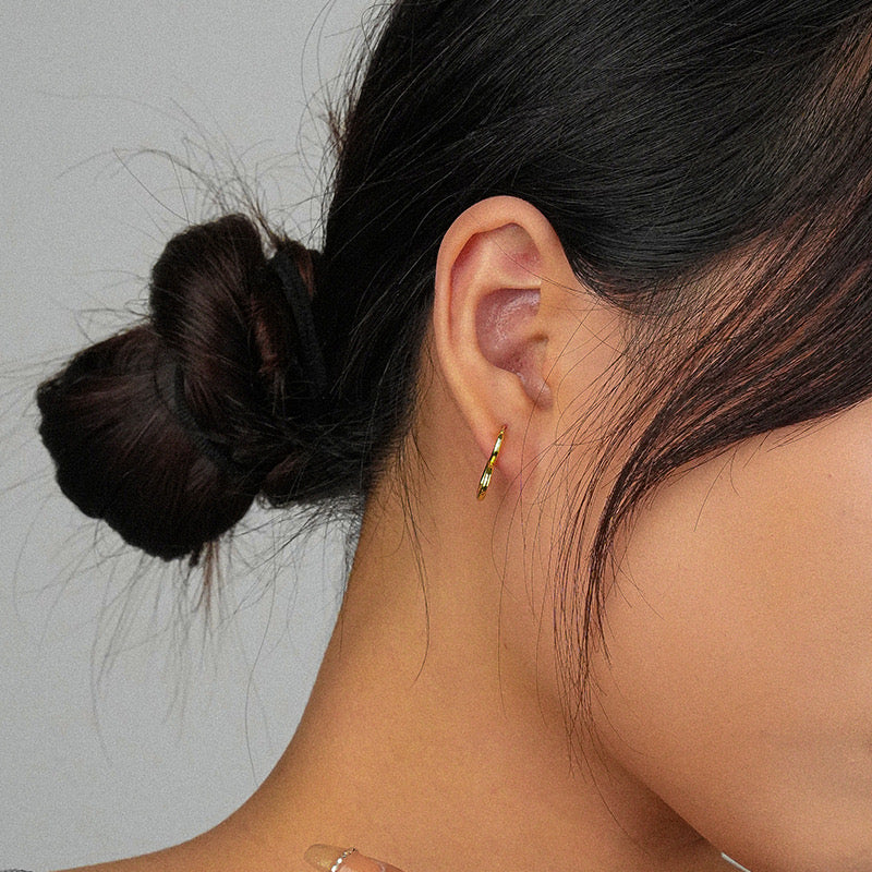 HEART HOOP(S925 SILVER)