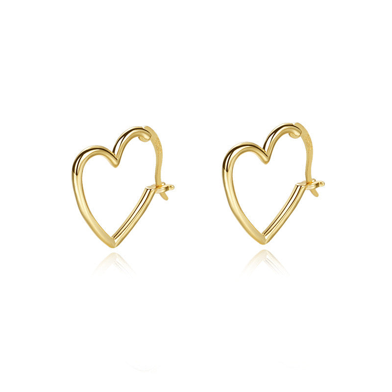 HEART HOOP(S925 SILVER)