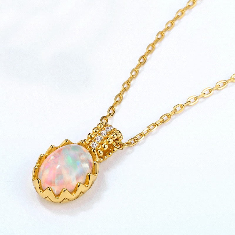 ANTIQUE OPAL SET （925 STERLING SILVER）
