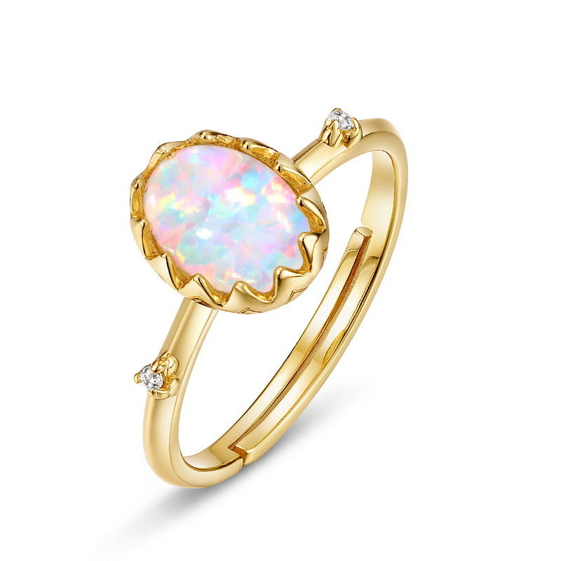 ANTIQUE OPAL SET （925 STERLING SILVER）