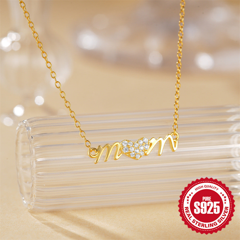 MOM NECKLACE(925 Sterling Silver)