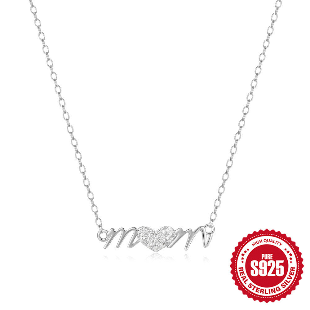 MOM NECKLACE(925 Sterling Silver)
