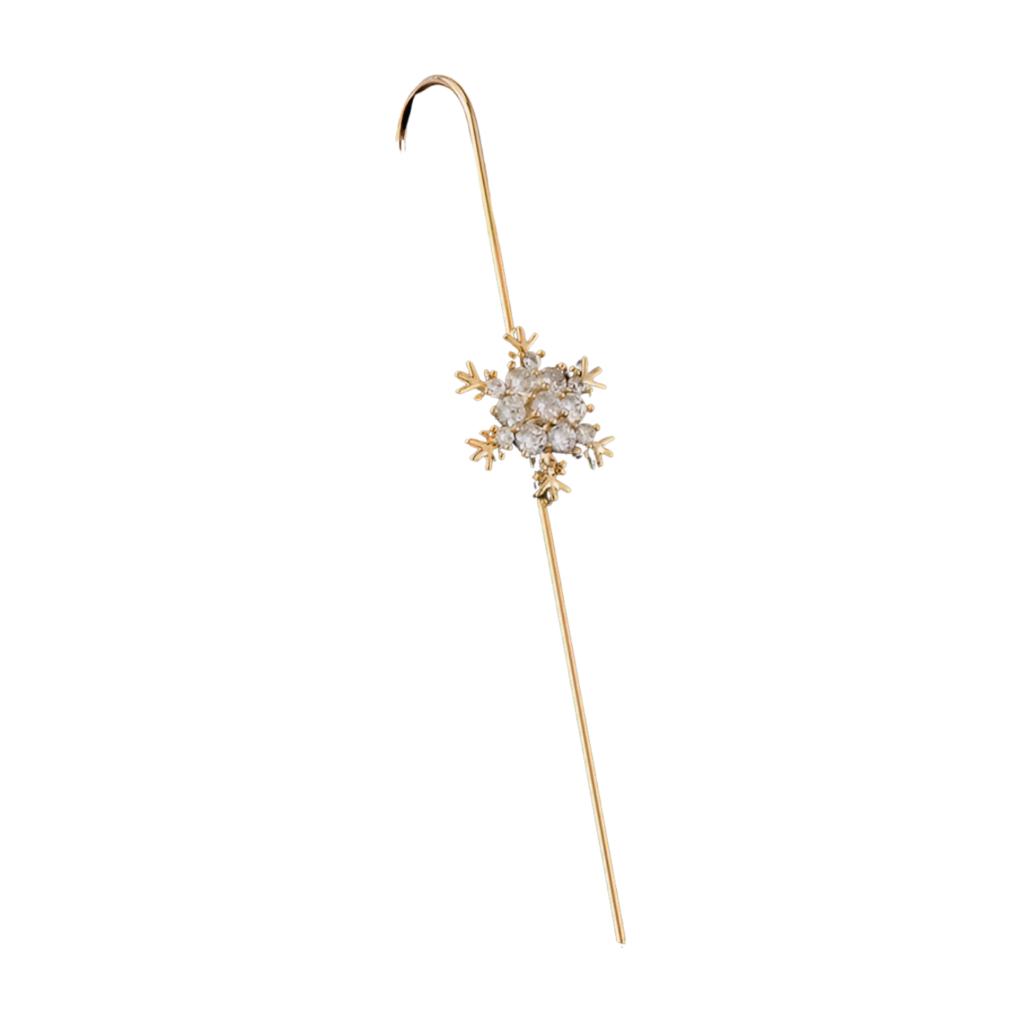 SNOW WHITE HOOK EARRING