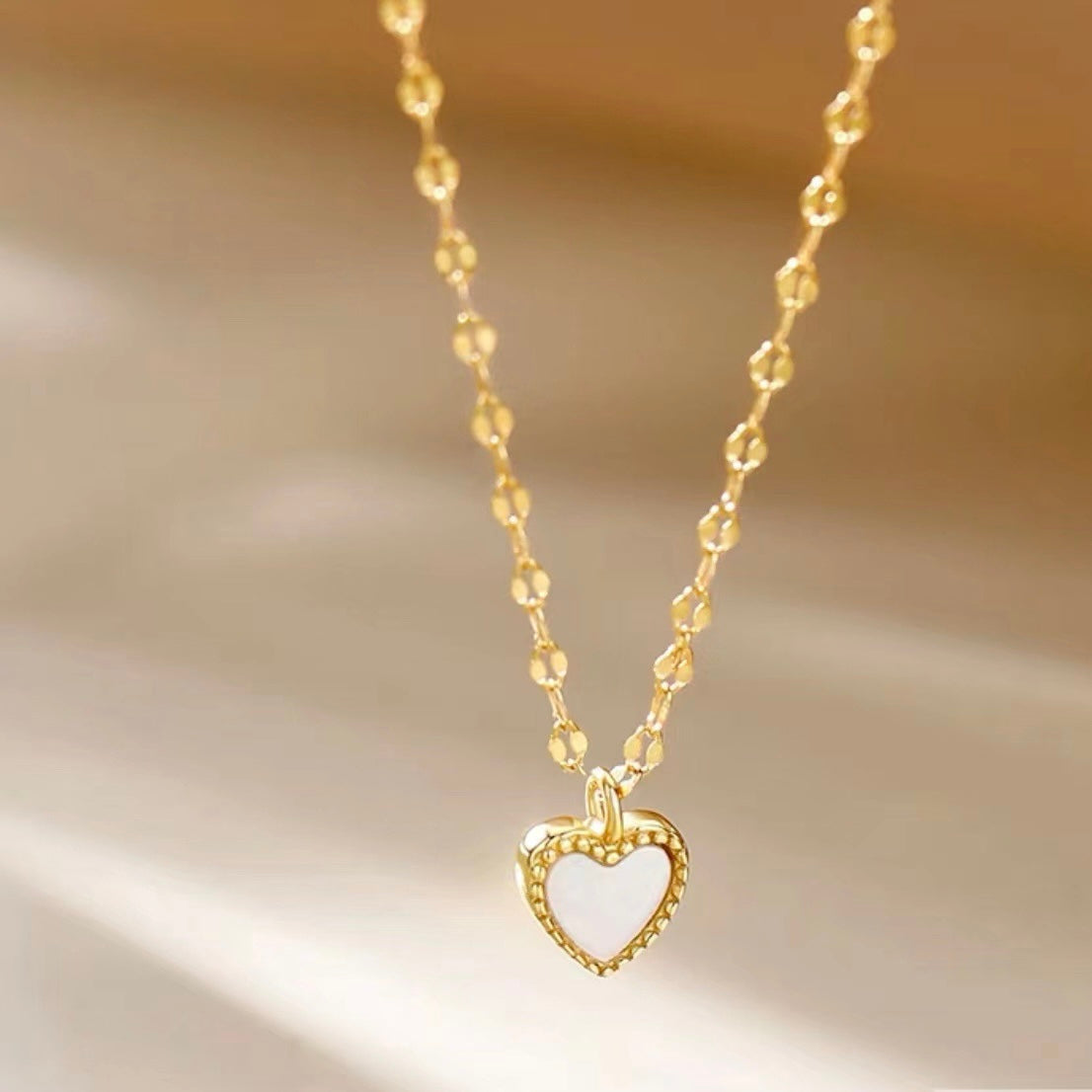 I HEART U NECKLACE(925 sterling silver)