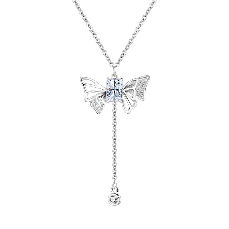 FLYING BUTTERFLY NECKLACE(925 sterling silver)