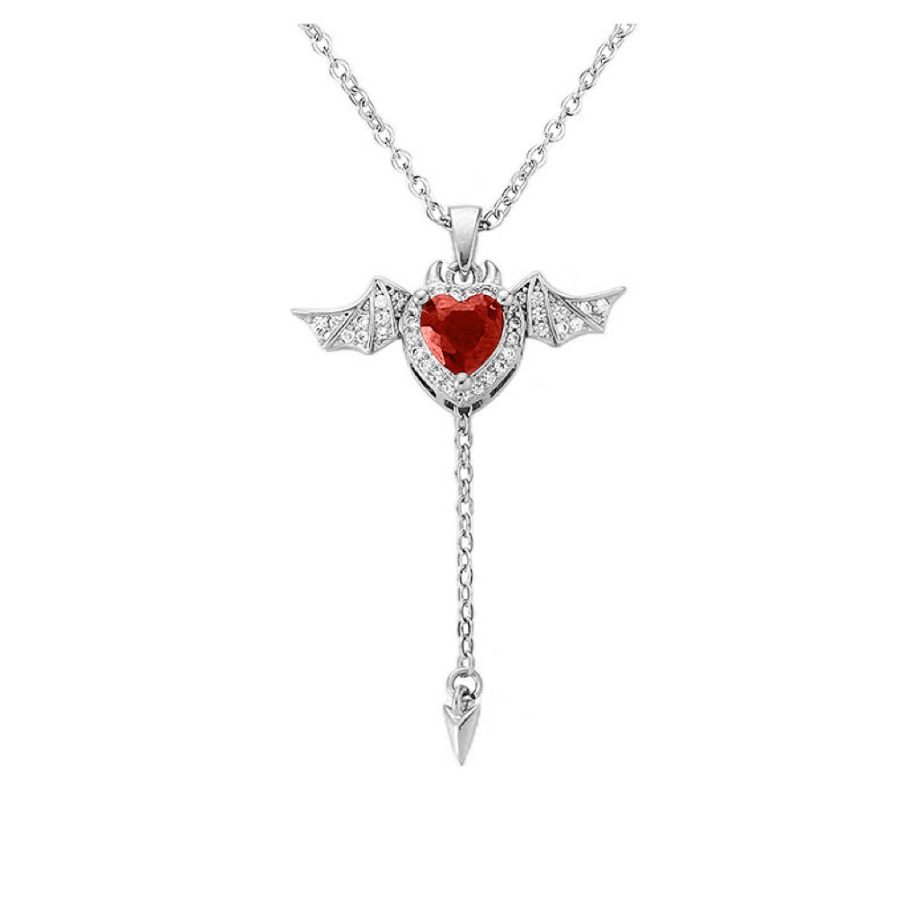 FLYING BAT WING NECKLACE(925 sterling silver)