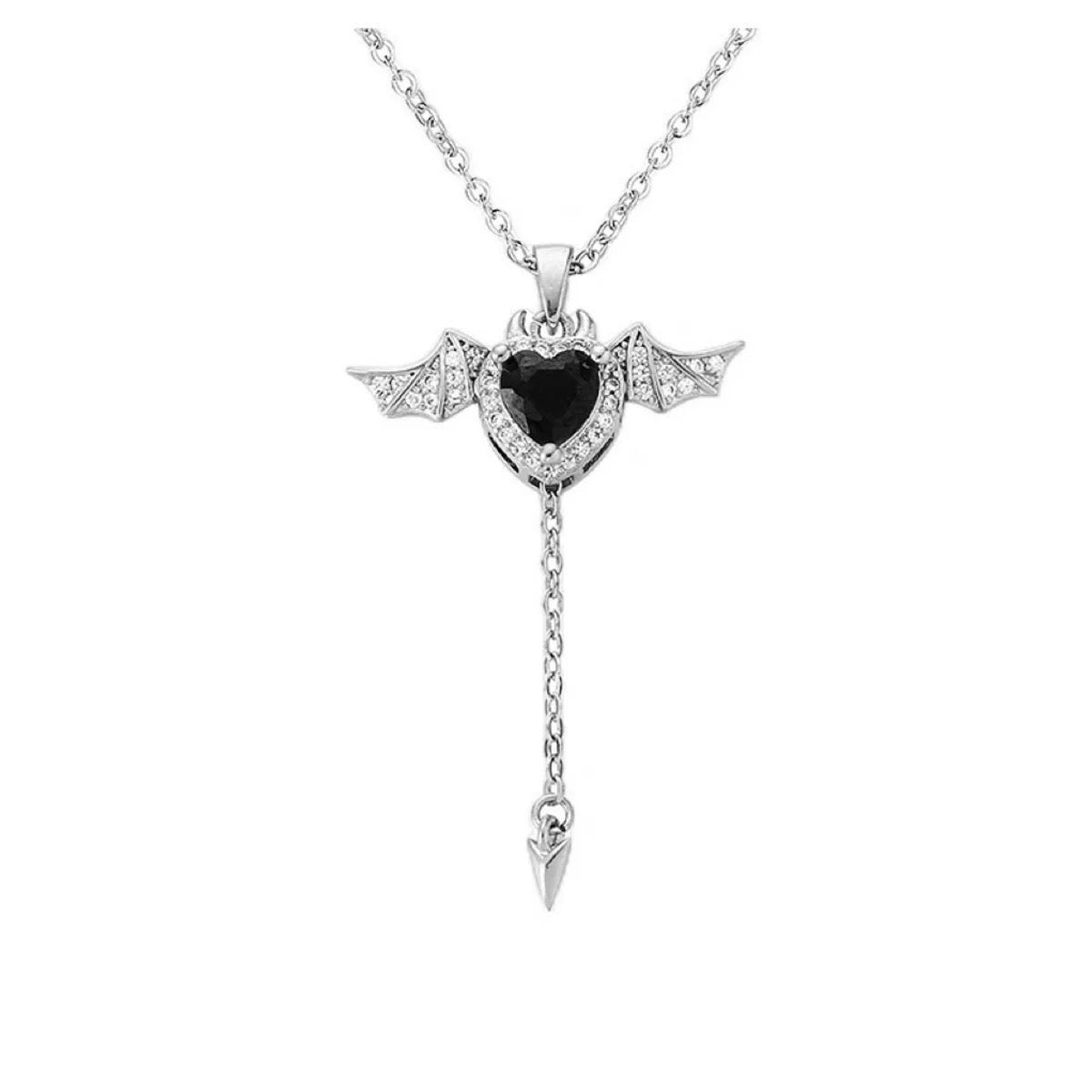 FLYING BAT WING NECKLACE(925 sterling silver)