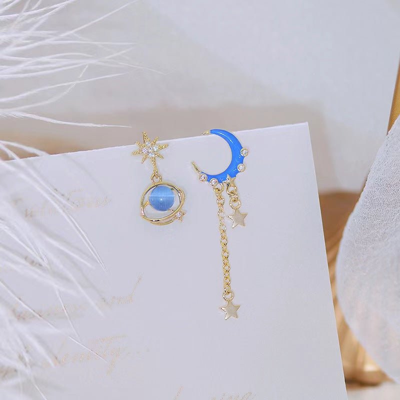 BLUE PLANET EARRINGS - STAY FANCY