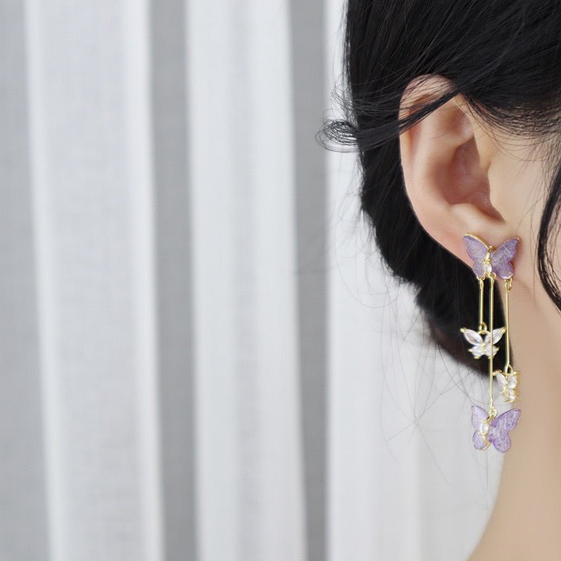 BUTTERFLY FAIRY EARRINGS - STAY FANCY