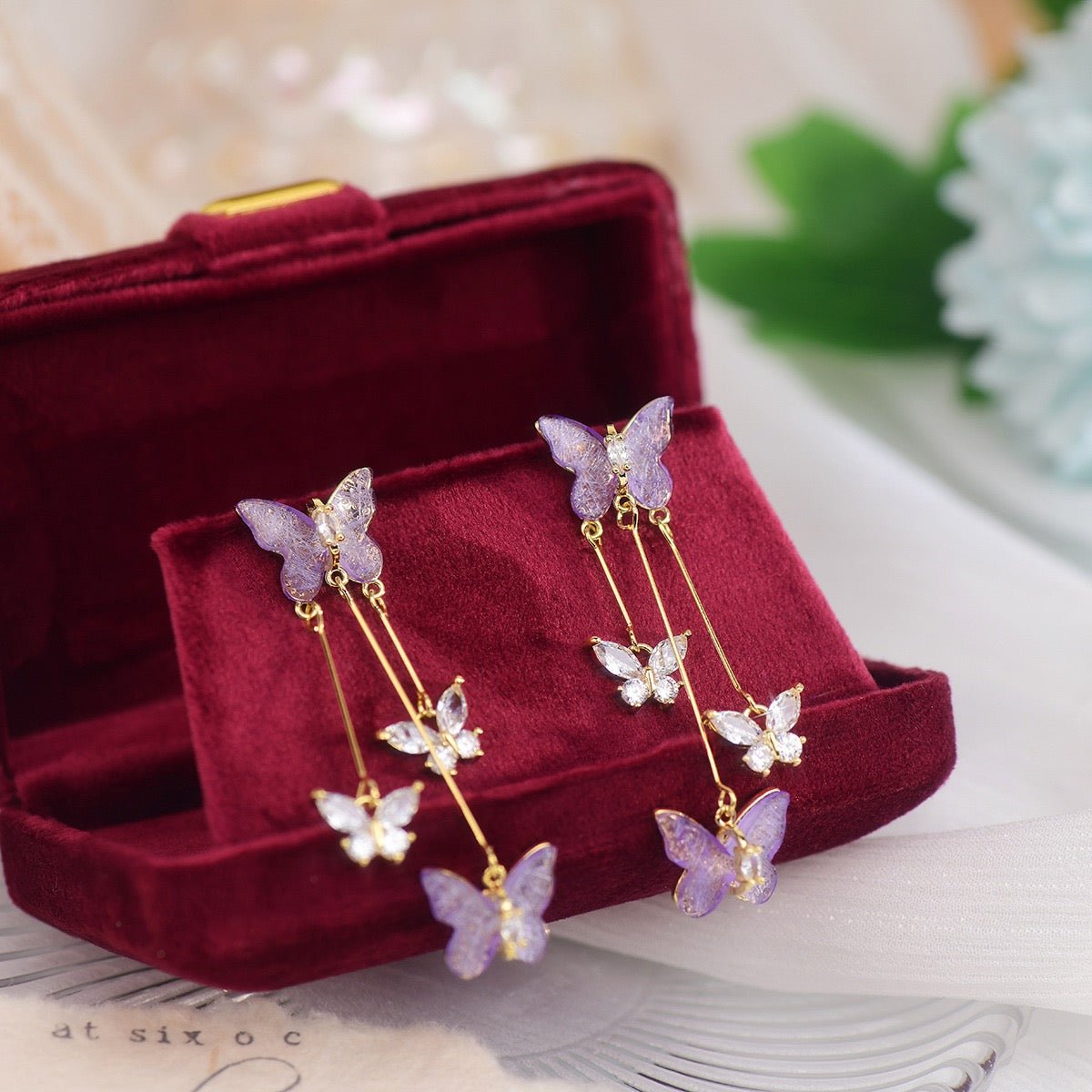 BUTTERFLY FAIRY EARRINGS - STAY FANCY