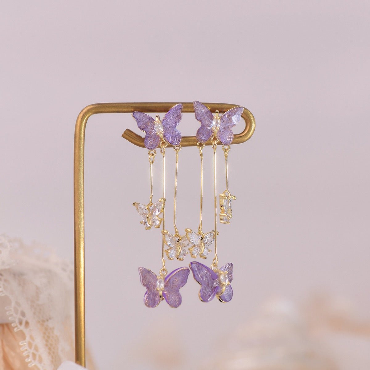 BUTTERFLY FAIRY EARRINGS - STAY FANCY