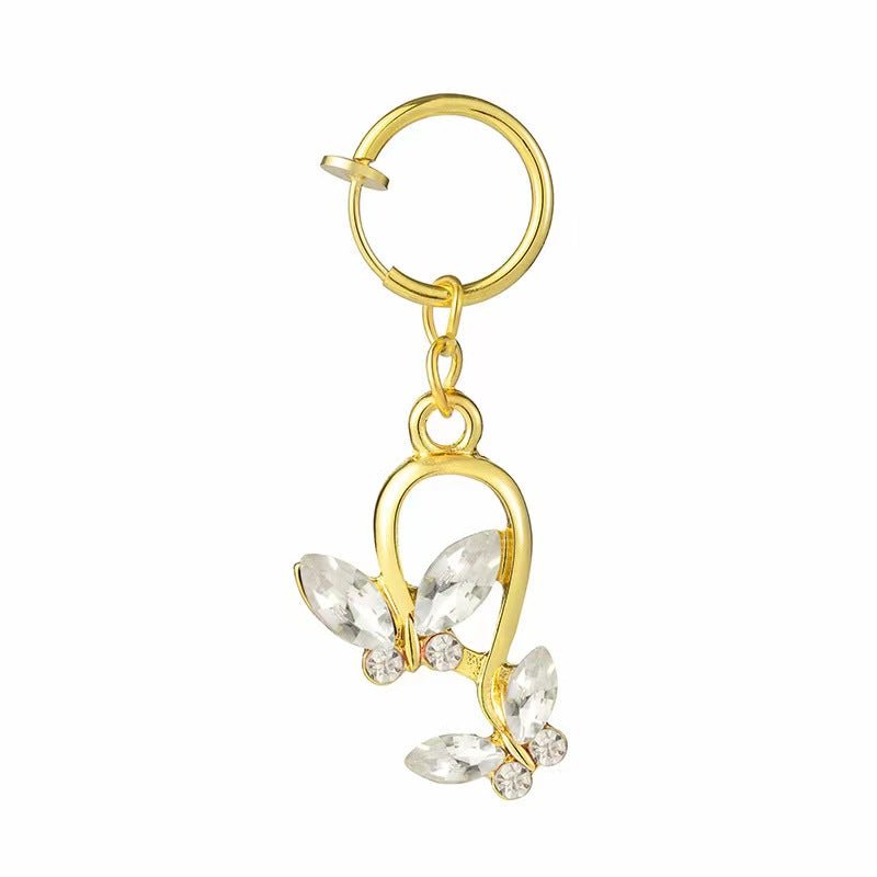 BUTTERFLY FAIRY FAUX BELLY RING - STAY FANCY