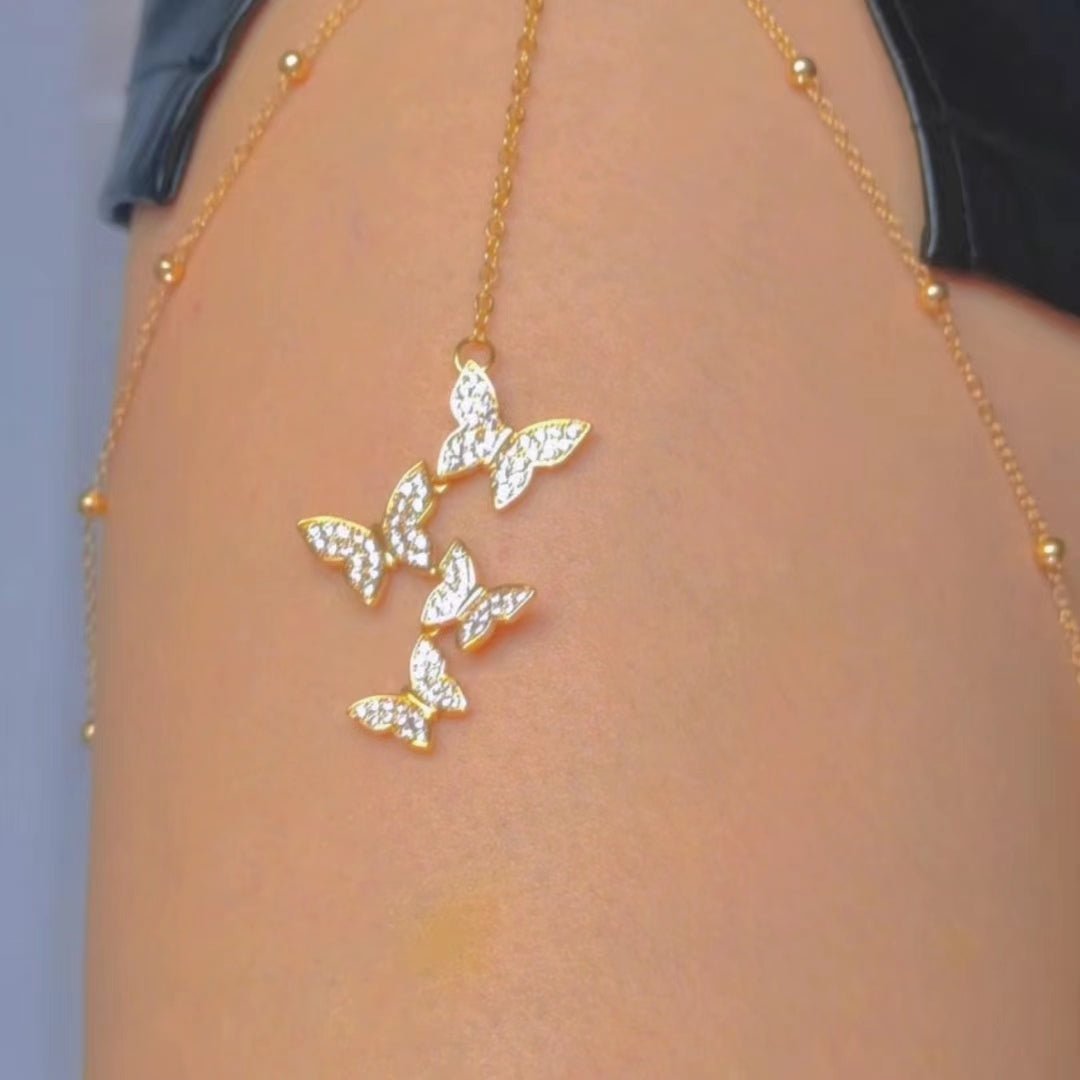 BUTTERFLY FAIRY LEG CHAIN - STAY FANCY