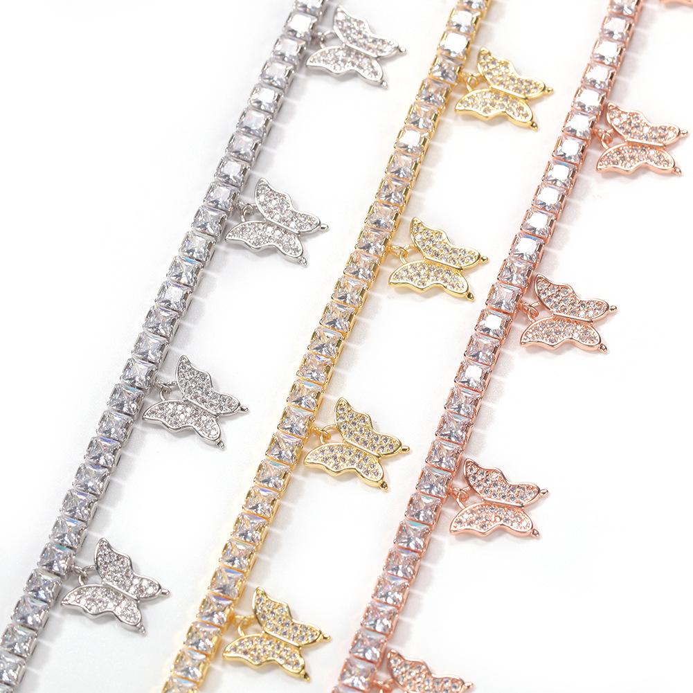 BUTTERFLY TENNIS ANKLET - STAY FANCY