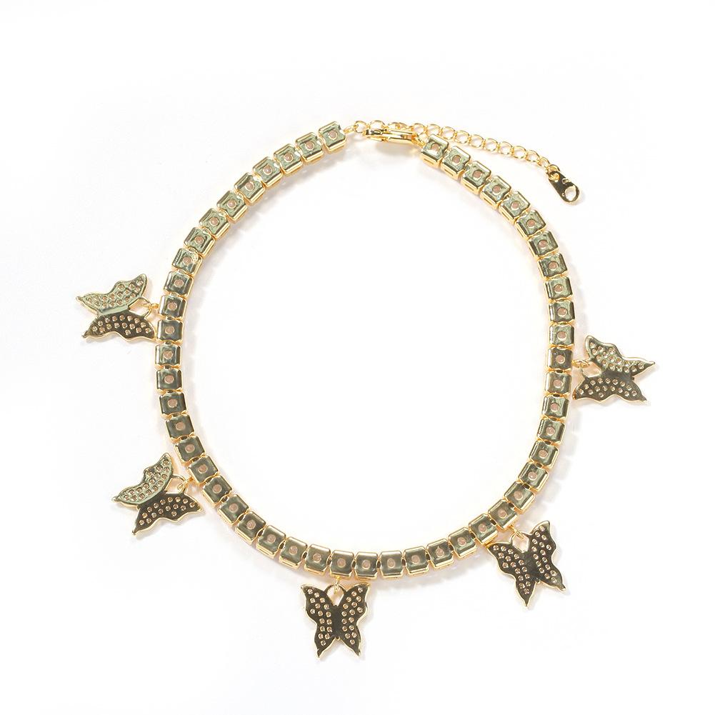 BUTTERFLY TENNIS ANKLET - STAY FANCY