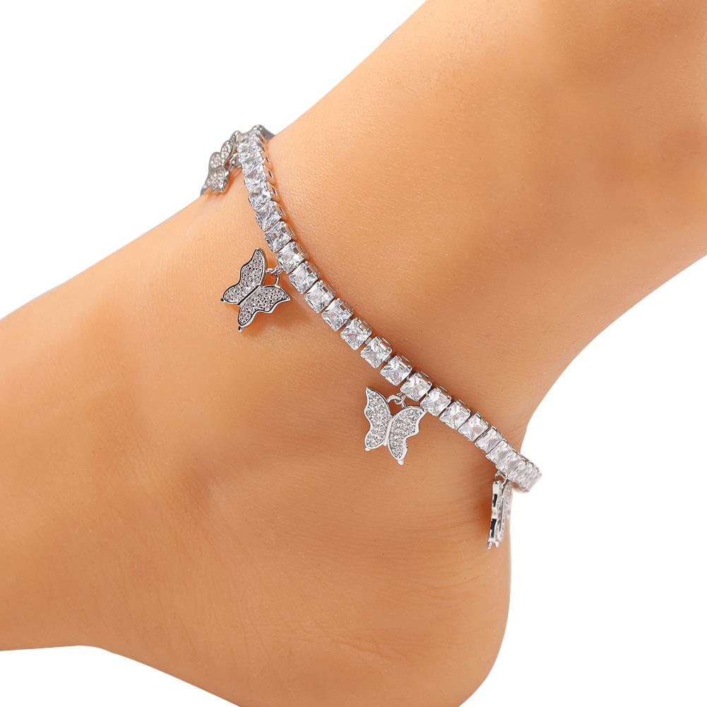BUTTERFLY TENNIS ANKLET - STAY FANCY