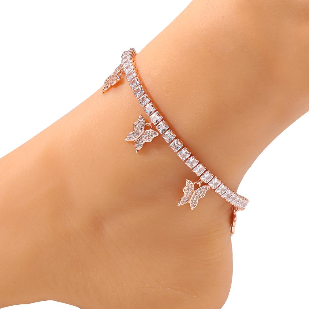 BUTTERFLY TENNIS ANKLET - STAY FANCY