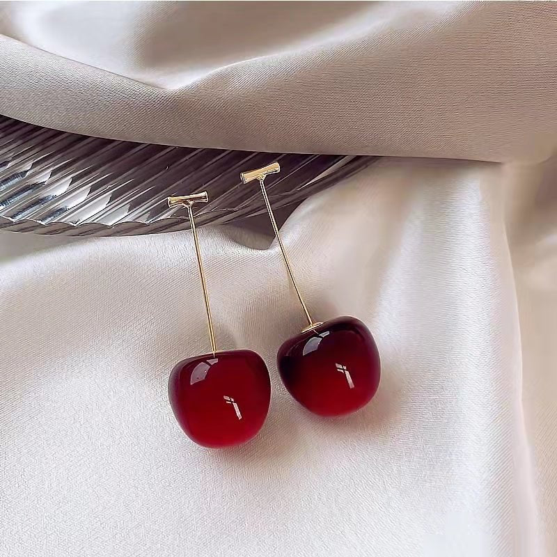 CHERRY EARRINGS - STAY FANCY