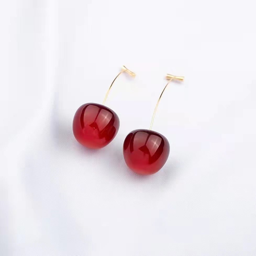 CHERRY EARRINGS - STAY FANCY
