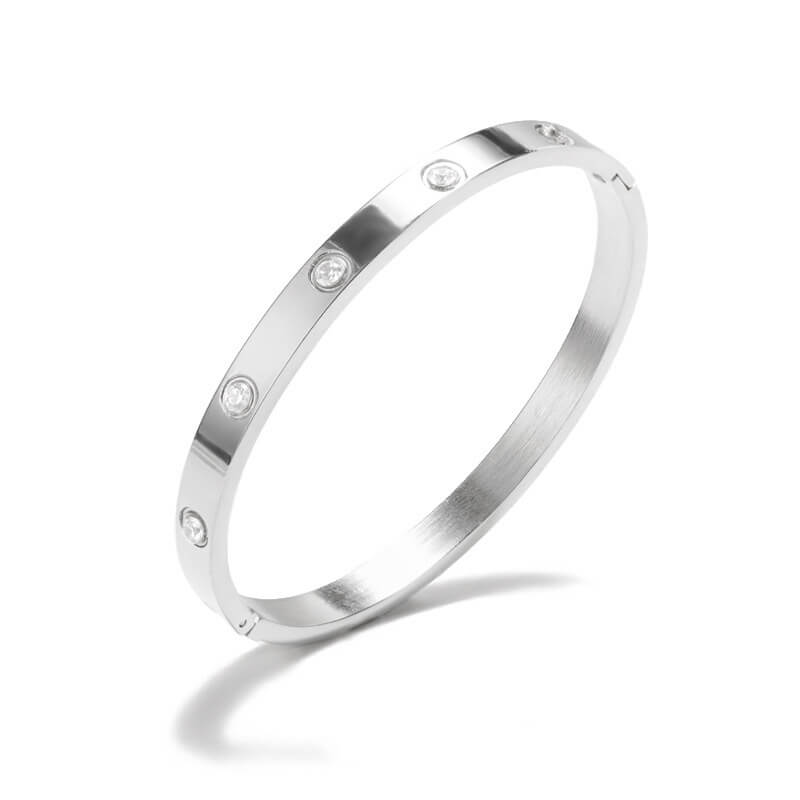 CLASSIC DIAMOND BANGLE - STAY FANCY