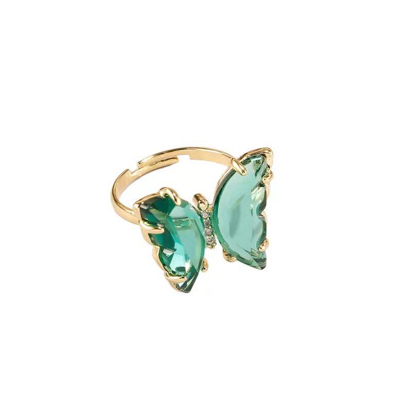 CRYSTAL BUTTERFLY RING - STAY FANCY