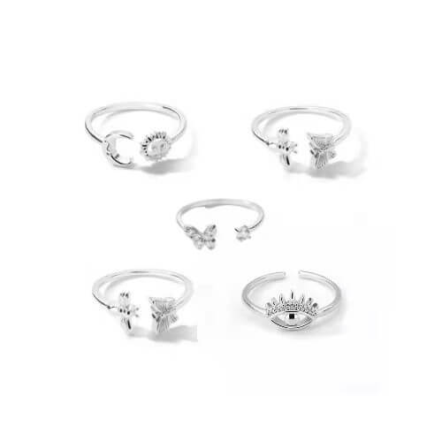 DAINTY RING SET - STAY FANCY