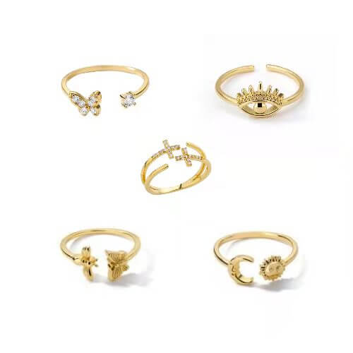 DAINTY RING SET - STAY FANCY