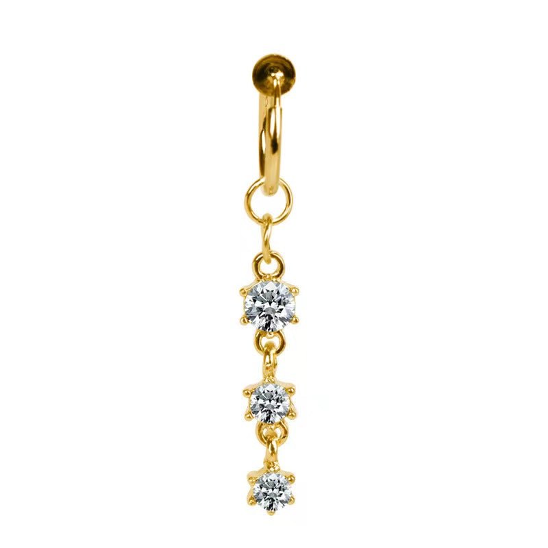 DIAMOND FAUX BELLY RING - STAY FANCY