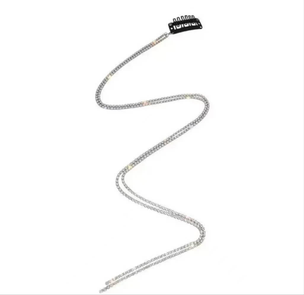 DIAMOND HAIR CHAIN CLIP - STAY FANCY