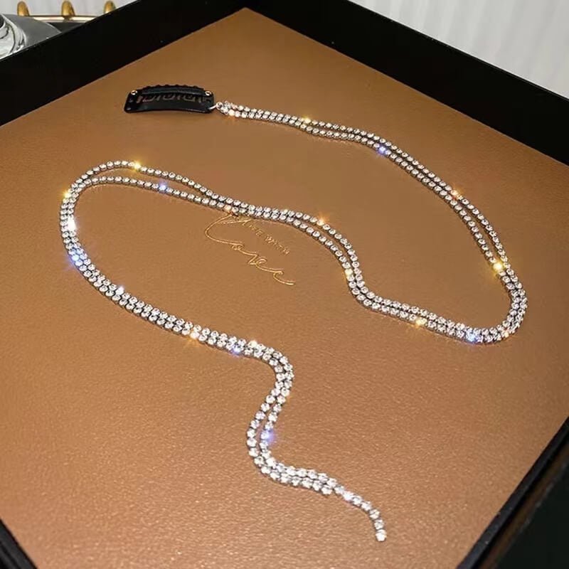 DIAMOND HAIR CHAIN CLIP - STAY FANCY