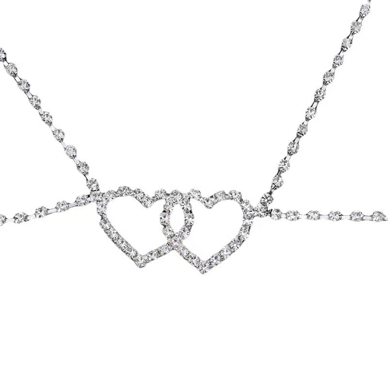 DIAMOND HEART BODY CHAIN - STAY FANCY