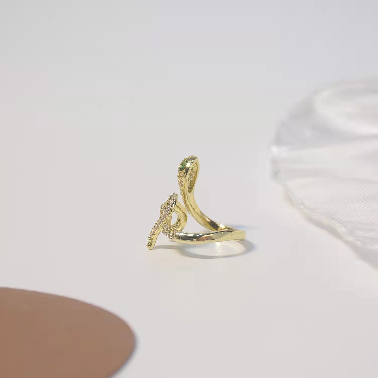 DIAMOND SNAKE RING - STAY FANCY