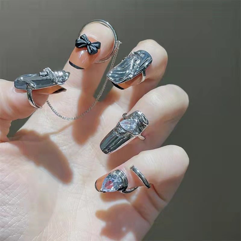 FINGERNAIL RING SET - STAY FANCY