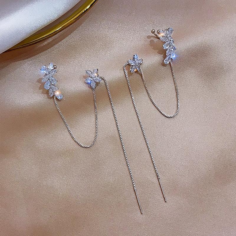 FLOWER THREADER EARRING - STAY FANCY