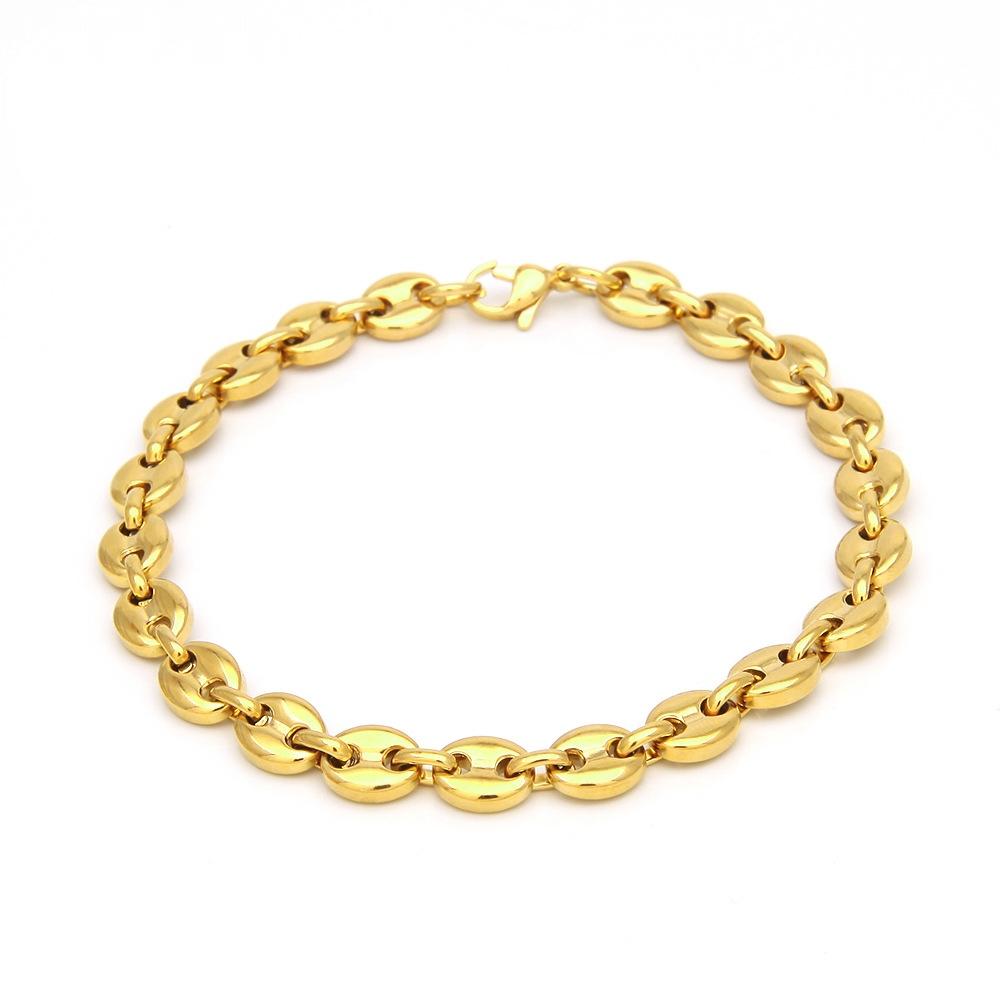 GOLD PIG NOSE CHAIN SET - STAY FANCY