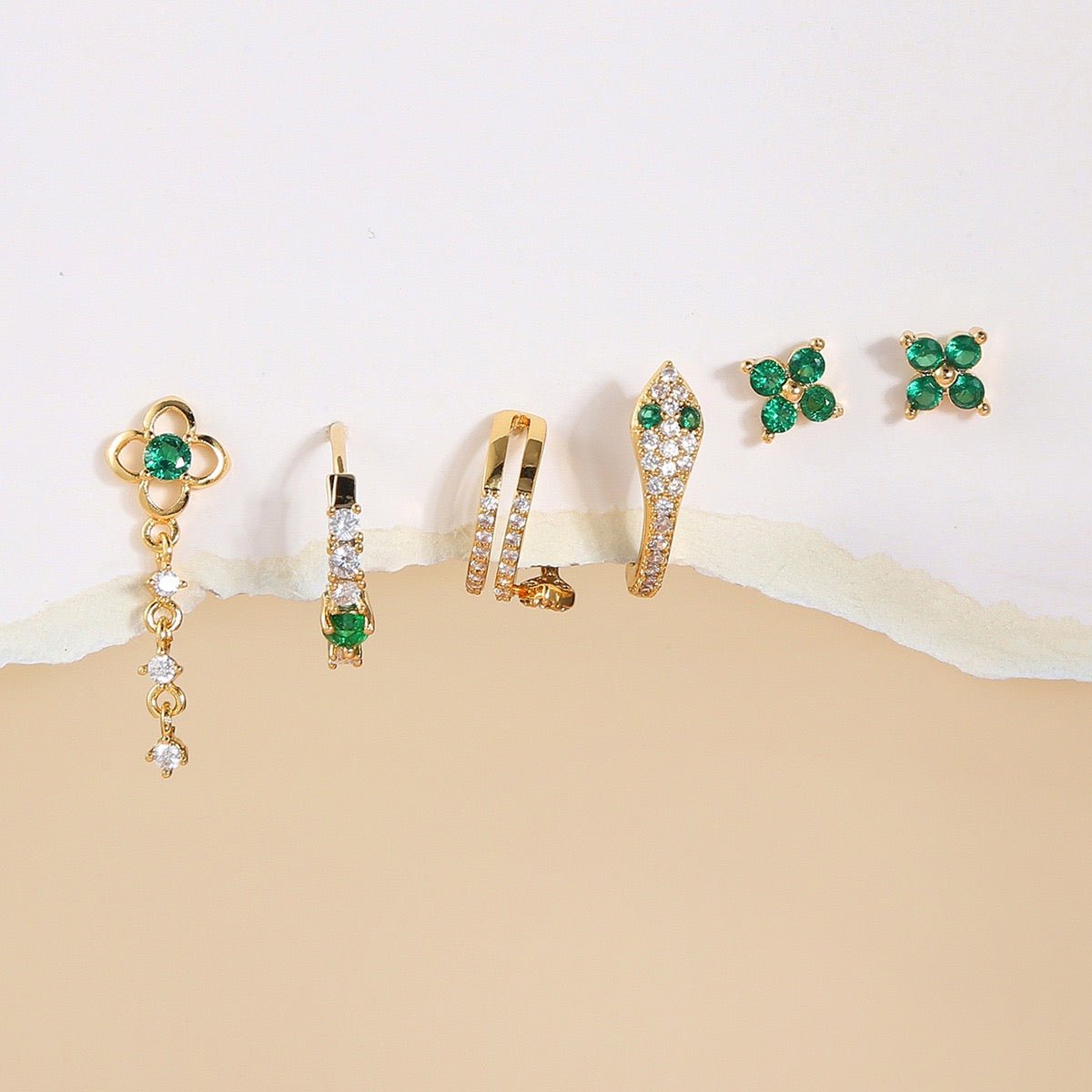 GREAN GEM EARRING SET - STAY FANCY