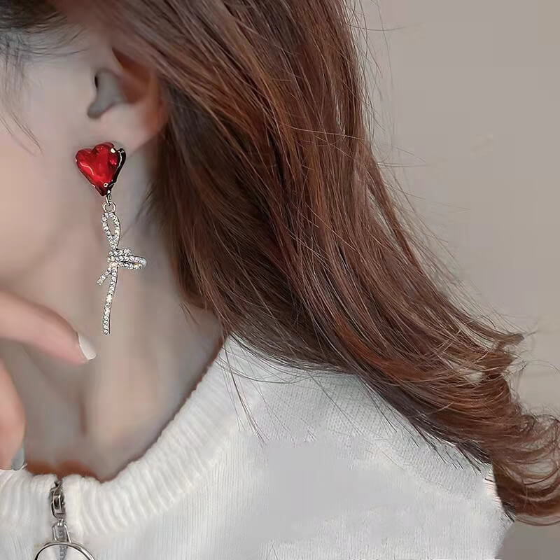 HEART BALLOON EARRINGS - STAY FANCY