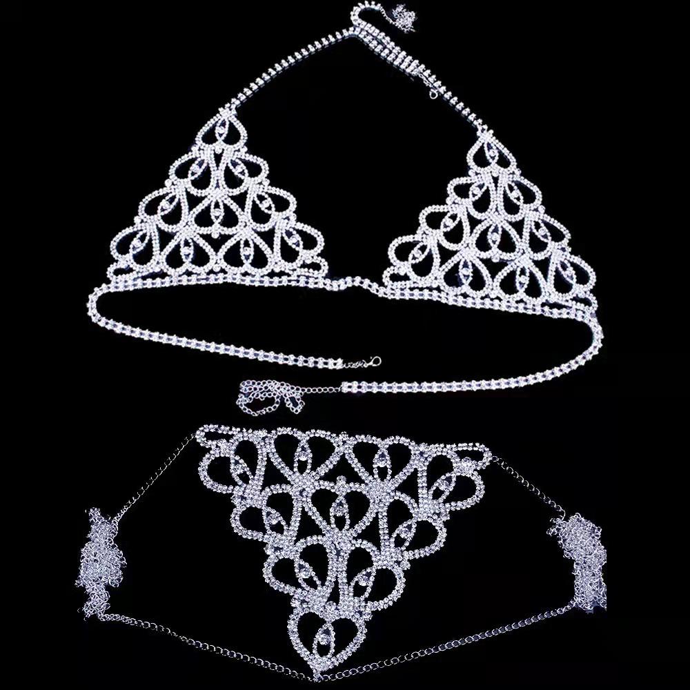 HEART DIAMOND BODY JEWELRY SET - STAY FANCY