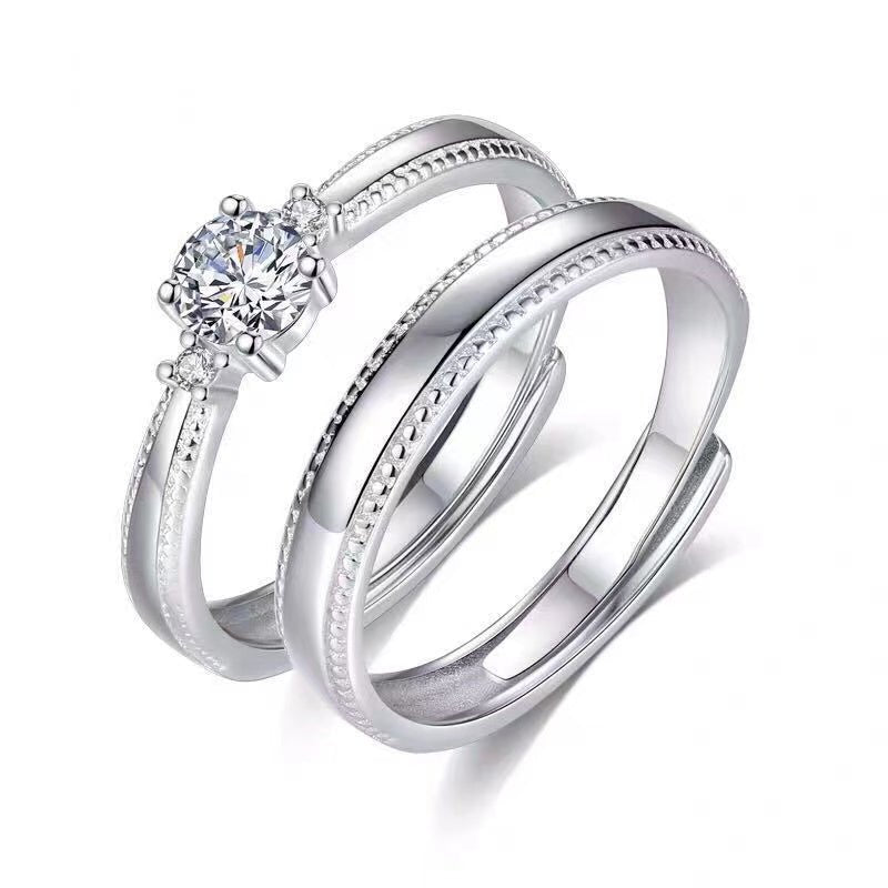 I PROMISE RING SET（925 STERLING SILVER） - STAY FANCY