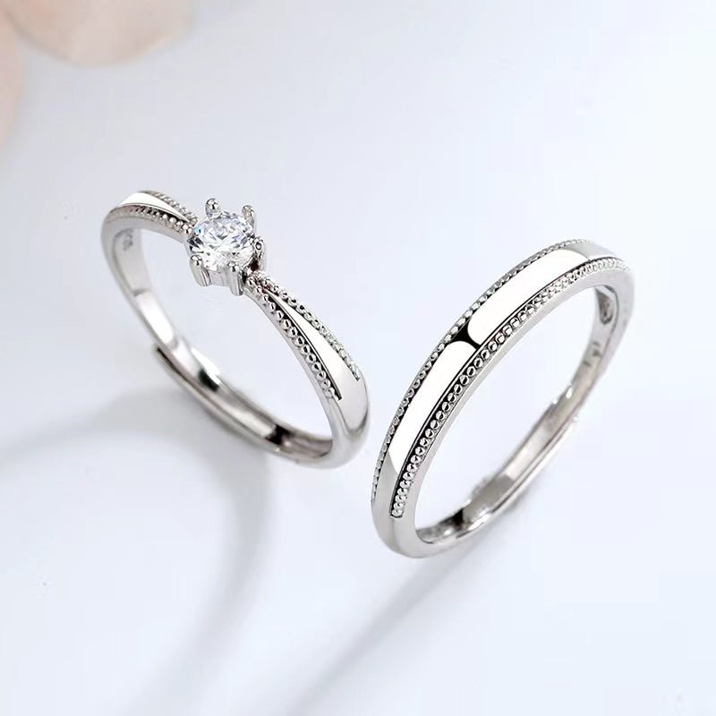 I PROMISE RING SET（925 STERLING SILVER） - STAY FANCY